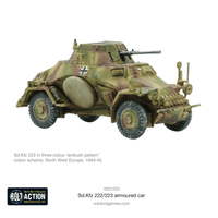 Germany - Sd.Kfz 222/223 Armoured Car: Warlord Games Bolt Action