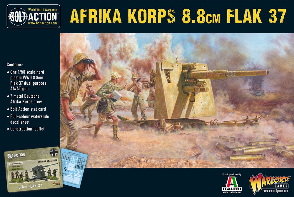 GERMANY: AFRIKA KORPS 8.8CM FLAK 37 Warlord Games Bolt Action