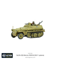 Germany - Sd.Kfz 250 (Alte) Half-Track (250/1, 250/9 & 250/11 variants): Warlord Games Bolt Action
