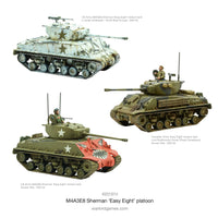 USA: M4A3E8 SHERMAN EASY EIGHT PLATOON Warlord Games Bolt Action
