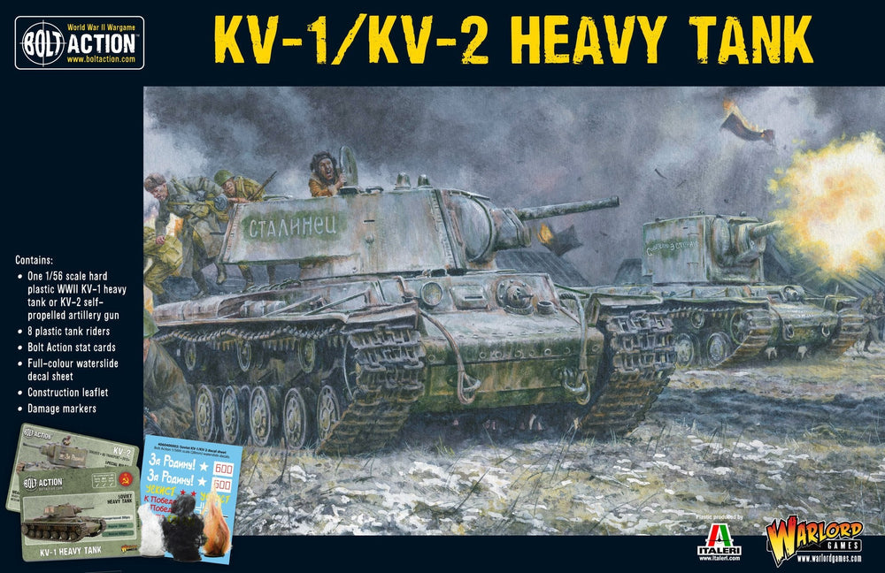 Soviet Union - KV-1/2 Heavy Tank: Warlord Games Bolt Action