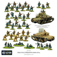 ITALY: ARMY & BLACKSHIRTS STARTER ARMY Warlord Games Bolt Action
