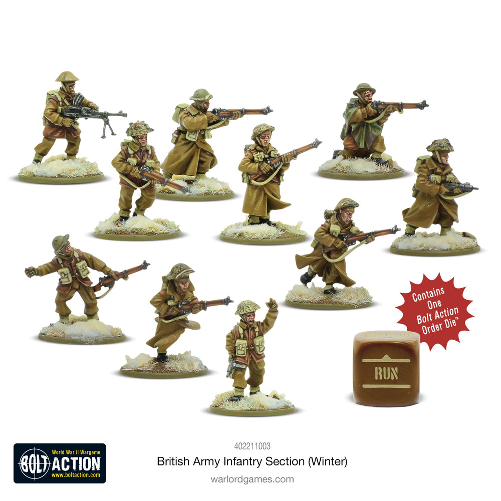 BRITISH INFANTRY SECTION (WINTER) Warlord Games Bolt Action
