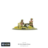 Britain - 8th Army Support Group (HQ, Mortar & MMG): Warlord Games Bolt Action
