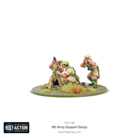 Britain - 8th Army Support Group (HQ, Mortar & MMG): Warlord Games Bolt Action
