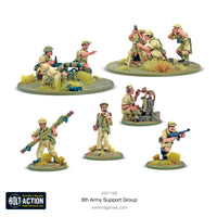 Britain - 8th Army Support Group (HQ, Mortar & MMG): Warlord Games Bolt Action
