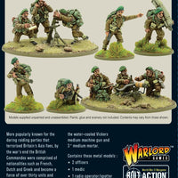 Britain - Commandos Support Group (HQ, Mortar & MMG): Warlord Games Bolt Action