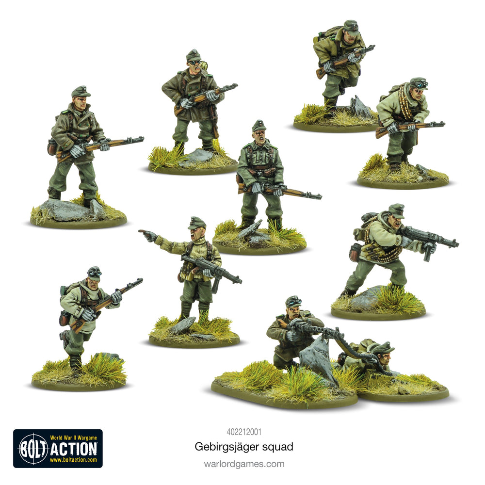 GEBIRGSJAGER SQUAD Warlord Games Bolt Action