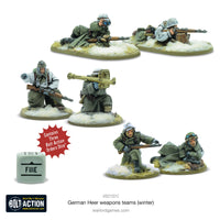 GERMANY: HEER WINTER WEAPONS TEAMS Warlord Games Bolt Action
