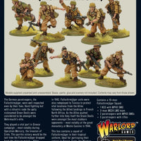Germany - Fallschirmjager Squad (Tropical Uniform): Warlord Games Bolt Action