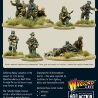 GERMANY: FALLSCHIRMJAGER SUPPORT GROUP (HQ, MORTAR & MMG) WG Bolt Action