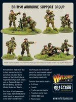 Britain - Airborne Support Group (HQ, Mortar & MMG): Warlord Games Bolt Action
