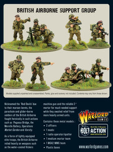 Britain - Airborne Support Group (HQ, Mortar & MMG): Warlord Games Bolt Action