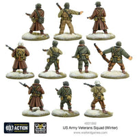 USA: ARMY VETERANS SQUAD (WINTER) Warlord Games Bolt Action
