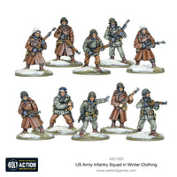 USA: ARMY INFANTRY SQUAD IN WINTER CLOTHING Warlord Games Bolt Action
