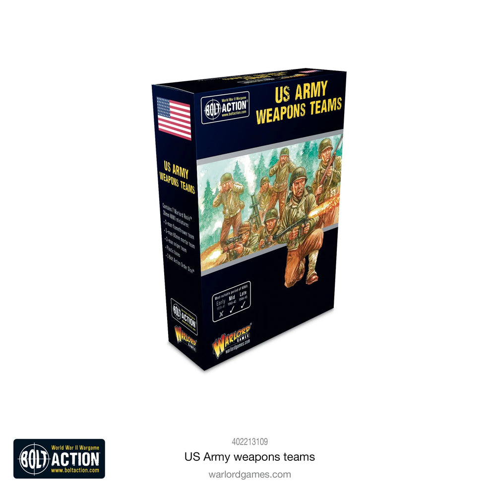 USA: ARMY WEAPONS TEAMS Warlord Games Bolt Action