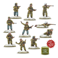 USA - Airborne Pathfinder Squad (Winter): Warlord Games Bolt Action
