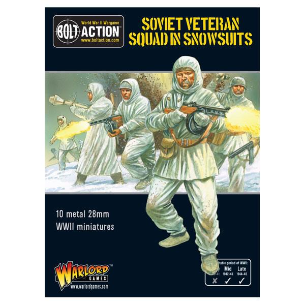 SOVIET UNION: VETERAN SQUAD IN SNOWSUITS Warlord Games Bolt Action