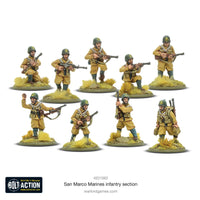 ITALY: SAN MARCO MARINES INFANTRY SECTION Warlord Games Bolt Action
