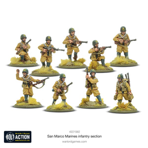 ITALY: SAN MARCO MARINES INFANTRY SECTION Warlord Games Bolt Action