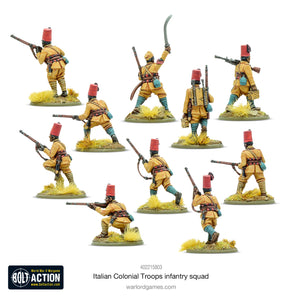 ITALY: COLONIAL TROOPS INFANTRY SQUAD Warlord Games Bolt Action