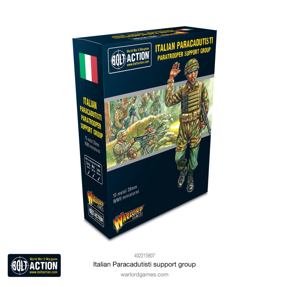 ITALIAN PARACADUTISTI SUPPORT GROUP Warlord Games Bolt Action