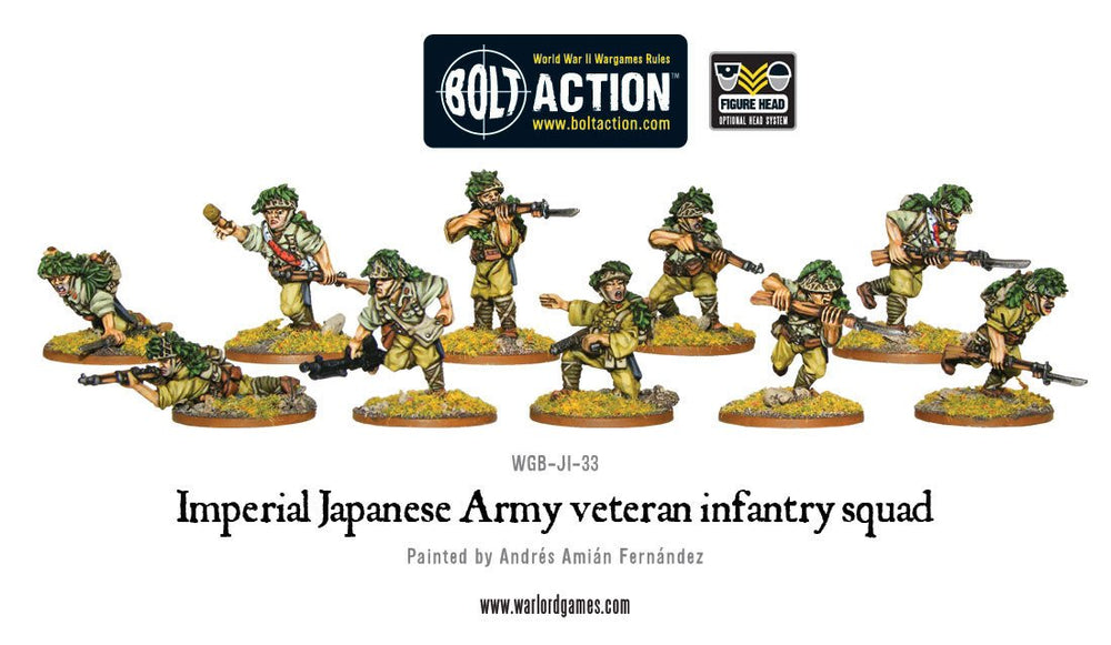 JAPAN: VETERAN INFANTRY SQUAD Warlord Games Bolt Action