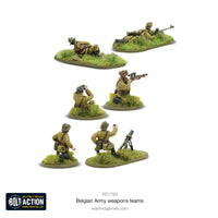 Belgium - Army Weapons Teams: Warlord Games Bolt Action
