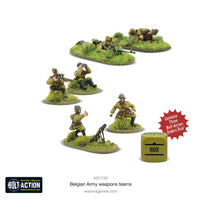 Belgium - Army Weapons Teams: Warlord Games Bolt Action
