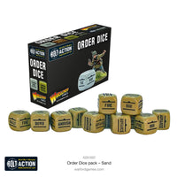 ORDERS DICE PACK - SAND Warlord Games Bolt Action