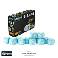 ORDERS DICE PACK - BLUE Warlord Games Bolt Action