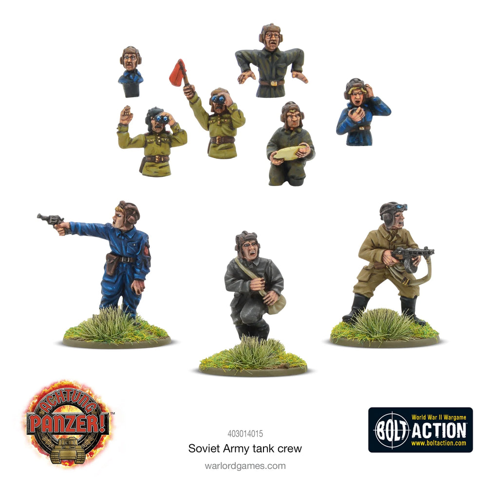 SOVIET ARMY TANK CREW Warlord Games Achtung Panzer!