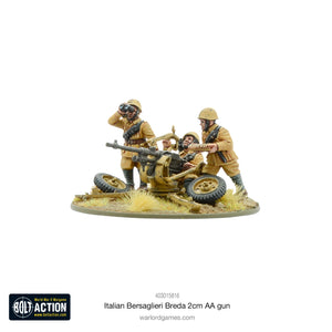 ITALY BERSAGLIERI BREDA 2CM AA GUN Warlord Games Bolt Action