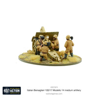 ITALY: BERSAGLIERI 100/17 MODELLO 14 MEDIUM ARTILLERY  Warlord Games Bolt Action
