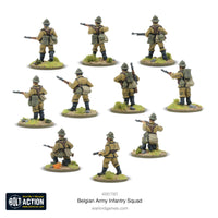 BELGIUM: ARMY INFANTRY SQUAD Warlord Games Bolt Action
