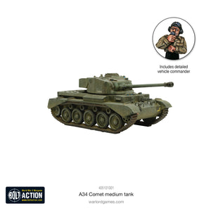 BRITAIN: A34 COMET MEDIUM TANK Warlord Games Bolt Action