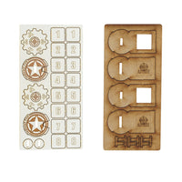 USA - MDF Artillery Zeroing In Markers: Warlord Games Bolt Action
