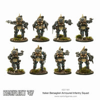 Italian Bersaglieri Armoured Infantry Squad: Warlord Games Konflikt '47
