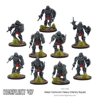 Italian Centurion Heavy Infantry Squad: Warlord Games Konflikt ' 47

