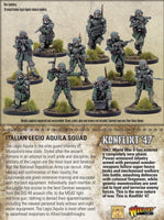 Italian Legio Aquila Squad: Warlord Games Konflikt '47
