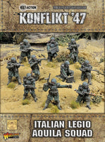 Italian Legio Aquila Squad: Warlord Games Konflikt '47
