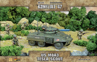USA - M8A3 Tesla Scout: Warlord Games Konflikt '47
