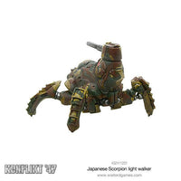 Japanese Scorpion Light Walker: Warlord Games Konflikt '47
