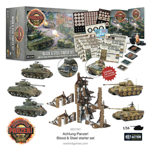 BLOOD & STEEL STARTER GAME Warlord Games Achtung Panzer!