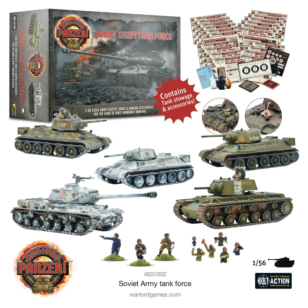 SOVIET ARMY TANK FORCE Warlord Games Achtung Panzer!