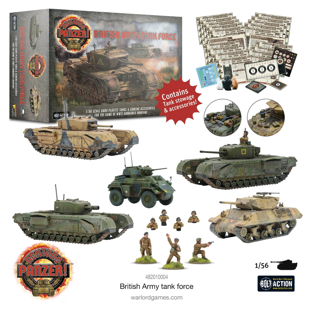 BRITAIN: ARMY TANK FORCE Warlord Games Achtung Panzer!