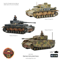 GERMAN ARMY TANK FORCE Warlord Games Achtung Panzer!