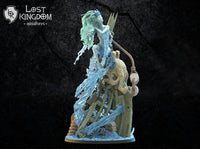 Earla, Queen of Shipwrecks: Lost Kingdom Miniatures Undead of Misty Island Resin 3D Print
