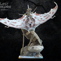 Elnora "Nightwind "Acheron on Undead Bat Ray: Lost Kingdom Miniatures Undead of Misty Island Resin 3D Print