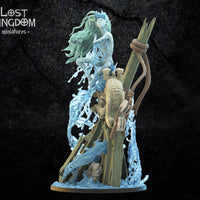 Earla, Queen of Shipwrecks: Lost Kingdom Miniatures Undead of Misty Island Resin 3D Print